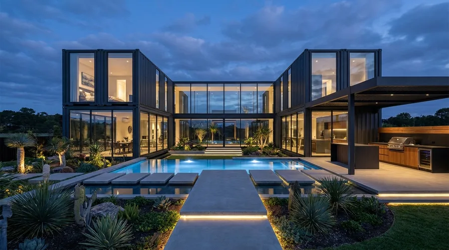 Submerged Floating Concrete Pool Walkway