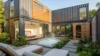 Backyard Spa Container Home with Hot Tub and Sauna