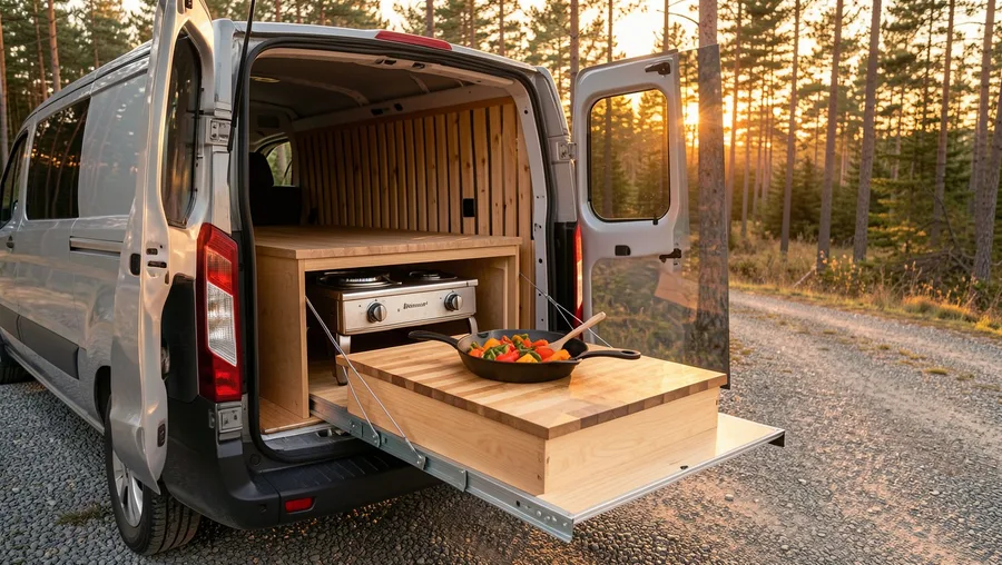 Dual-Runner Rear Tailgate Slide with Drop-Down Prep Deck