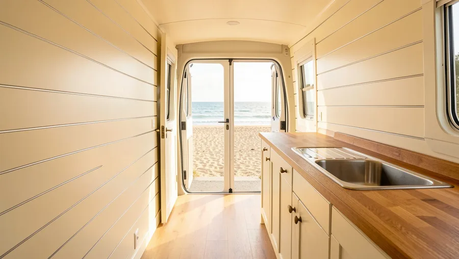 Horizontal Wide-Plank Shiplap in Soft Cream for Coastal Breadth
