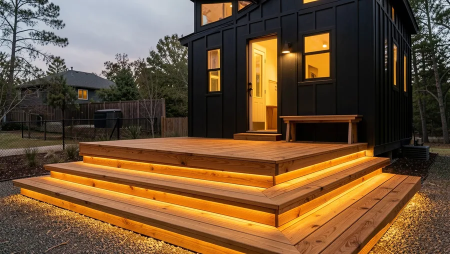 Terraced Modular Deck Steps