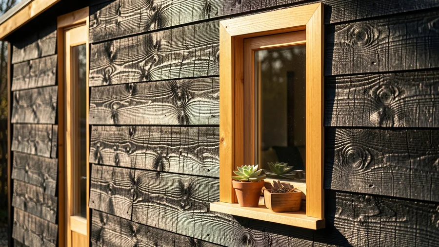 Charred Shou Sugi Ban Timber Cladding