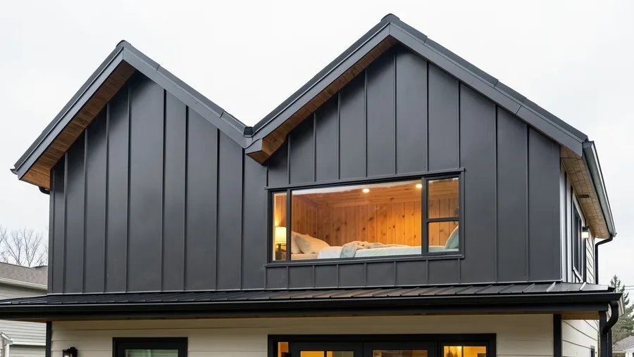 Full-Width Second-Story Dormers with Picture Windows
