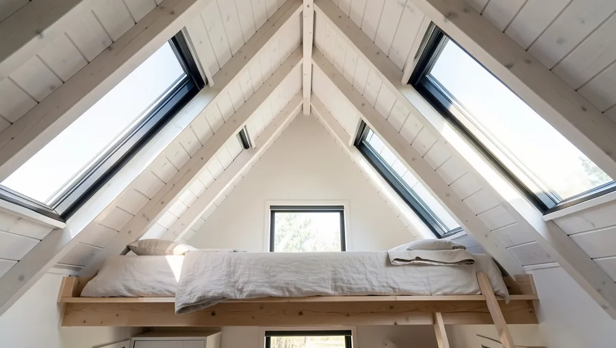 Multi-Zone Skylight Strips Along the Roof Ridge