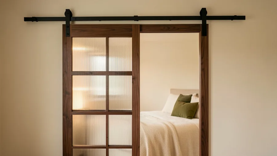 Minimalist Japanese Shoji-Inspired Bedroom Pocket Doors