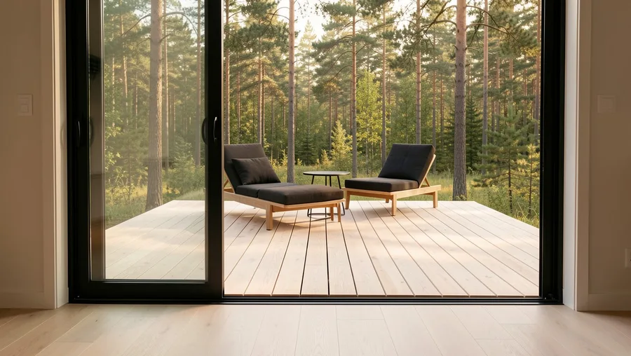 Seamless Indoor-Outdoor Decking at Zero Threshold