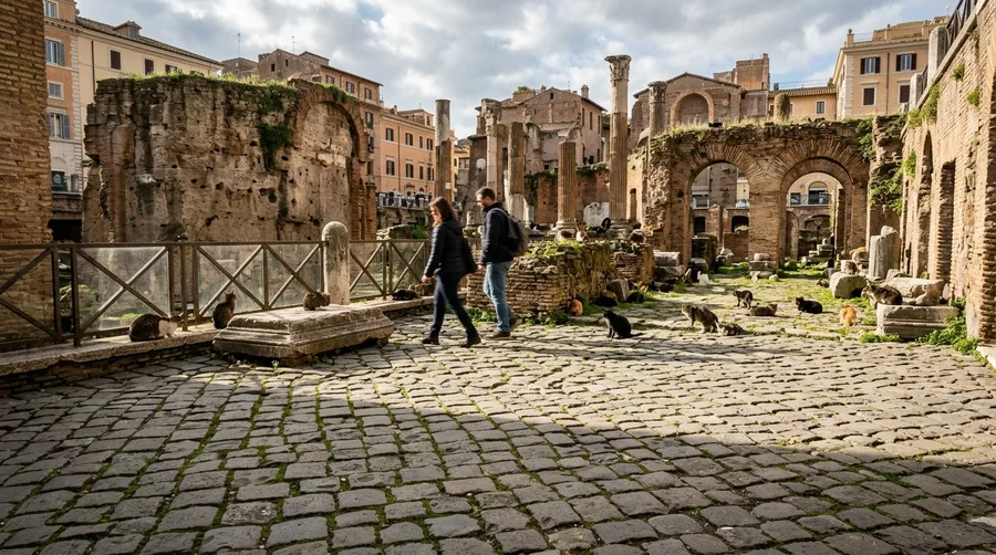 Feed Stray Cats in Rome
