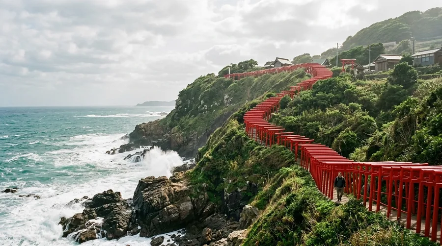 Walk the Torii Gates at Motonosumi Shrine