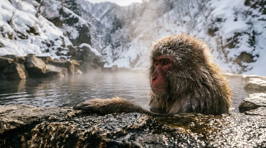 Observe Snow Monkeys at Jigokudani Park