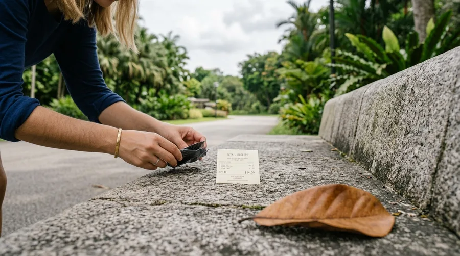 Littering Small Items Like Ticket Stubs