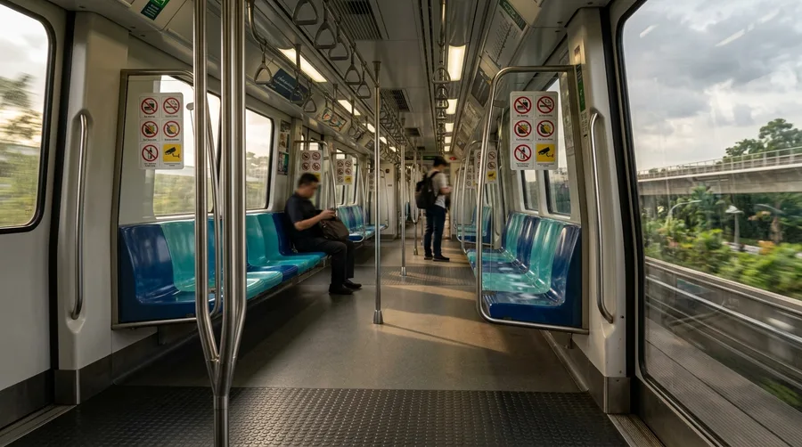 Consuming Food on Mass Rapid Transit