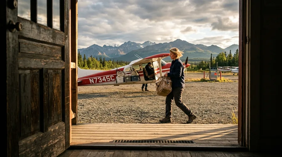 A Post Office That Collects Mail Delivered by Bush Plane