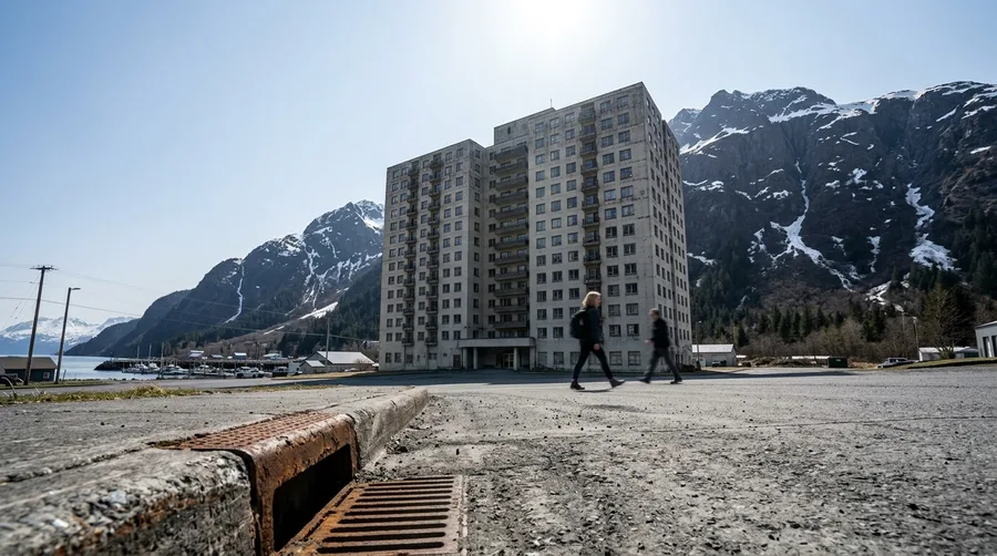 A Town Where Almost Entirely Everyone Lives Under One Single Roof