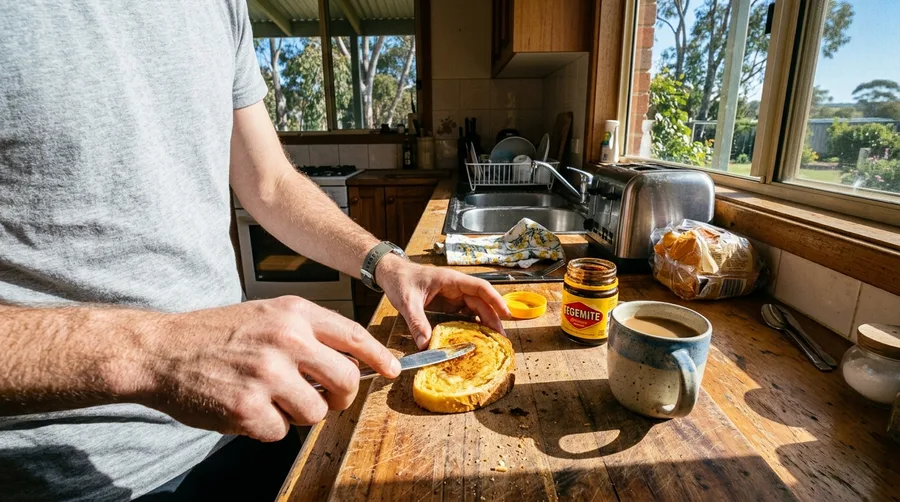 Spread Vegemite on Toast Using the Correct Method