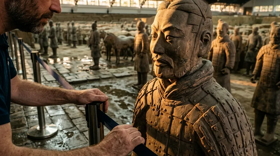 The Terracotta Army Was Originally Painted in Vivid Colors