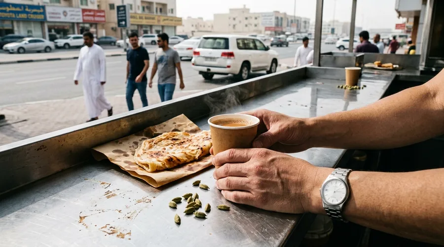 Sipping Karak Chai at Roadside Cafeterias
