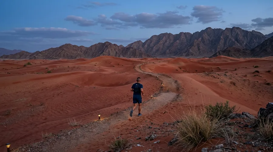 Running the Red Dunes at Hatta