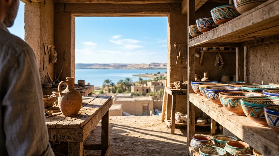 Browse Artisan Ceramics in Tunis Village