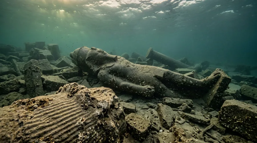 Explore the Sunken Ruins of Heracleion