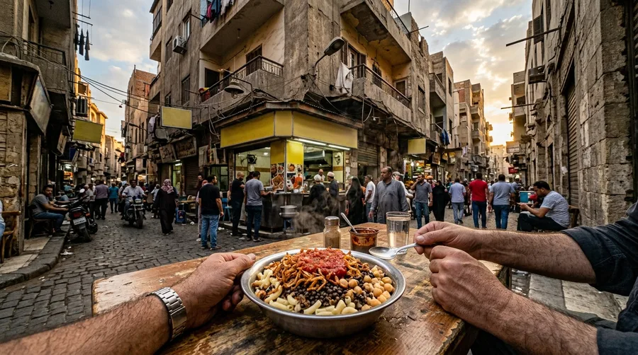 Taste a Street-Side Koshary Bowl