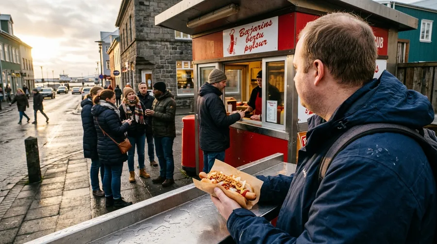 Stop for Hot Dogs at Baejarins Beztu Pylsur