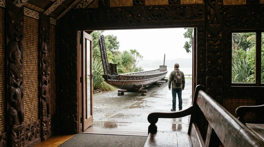 Stand Inside Waitangi Treaty House