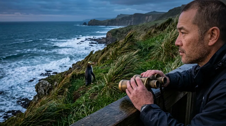 Spot Rare Yellow-Eyed Penguins