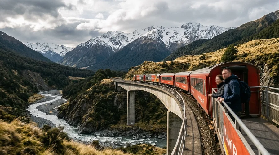 Ride the TranzAlpine Through Alps