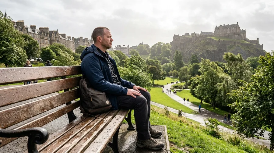 Finding Quiet on Park Benches