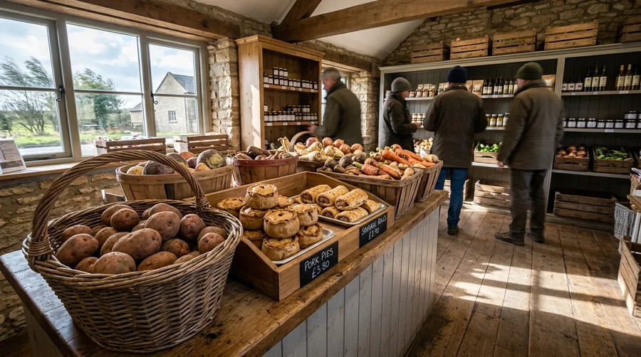 Stopping at Rural Farm Shops