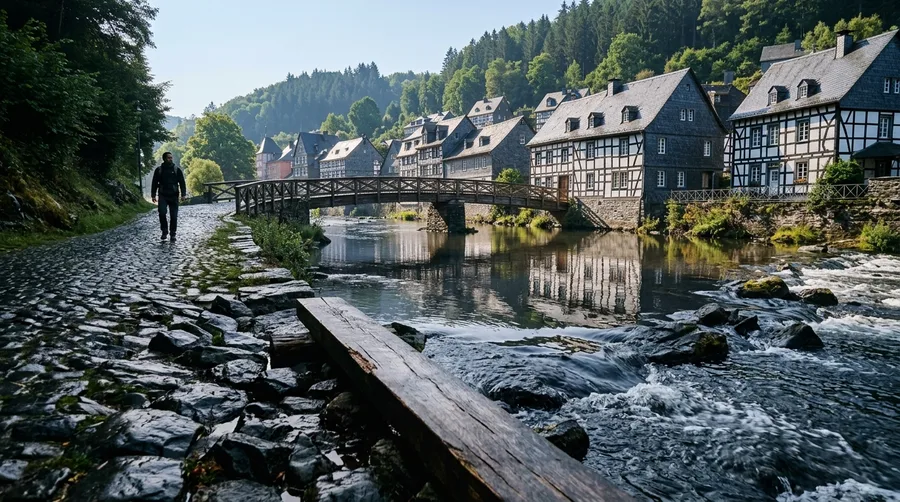Explore Monschau in the Eifel Escarpment