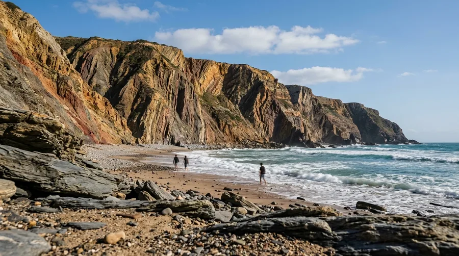 Explore History at Praia do Telheiro
