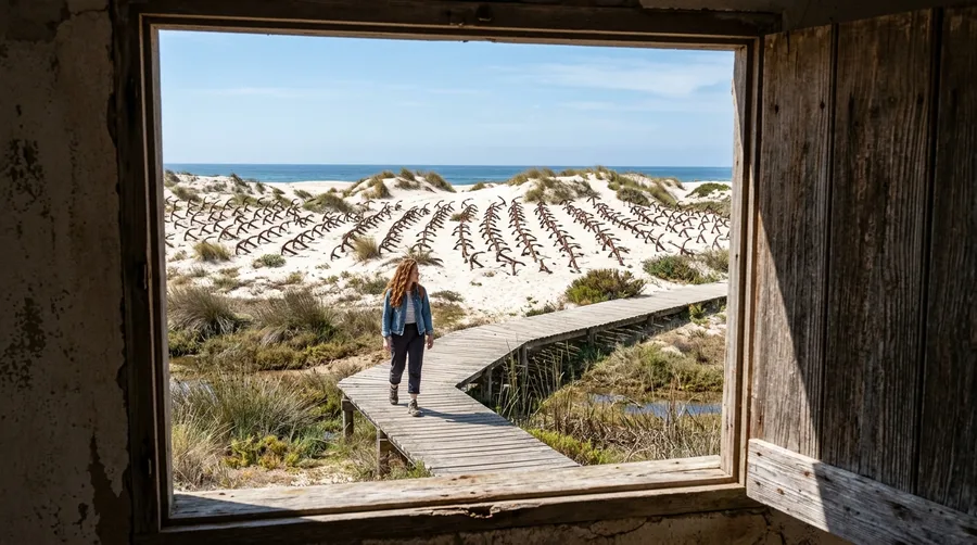 Ride the Train to Praia do Barril