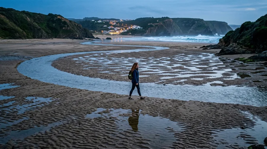 Swim at Praia da Amoreira