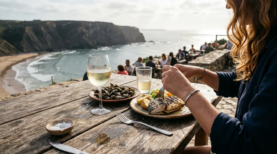 Taste Seafood at Praia da Arrifana