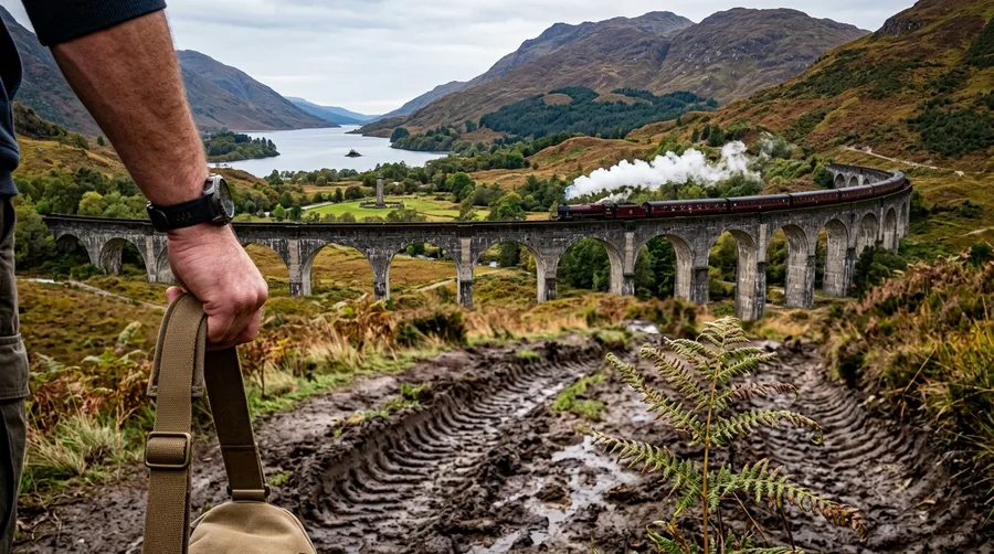 Crossing Glenfinnan Viaduct