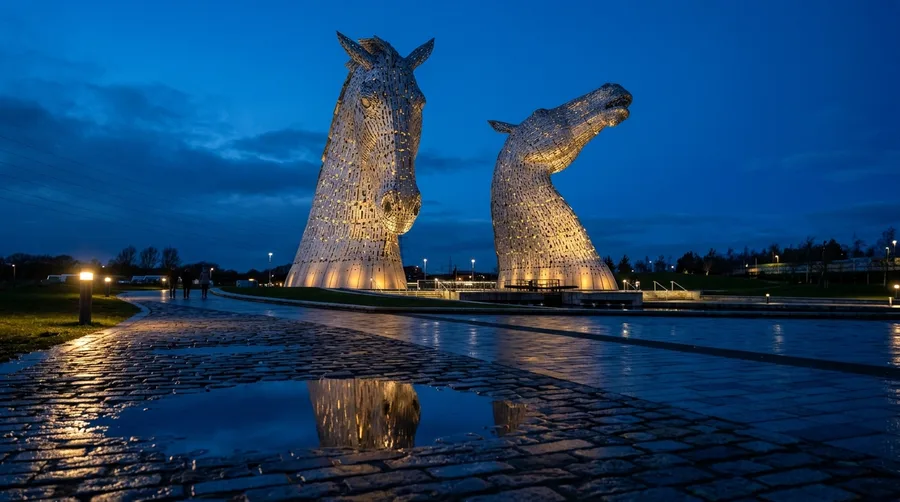 Visiting The Kelpies