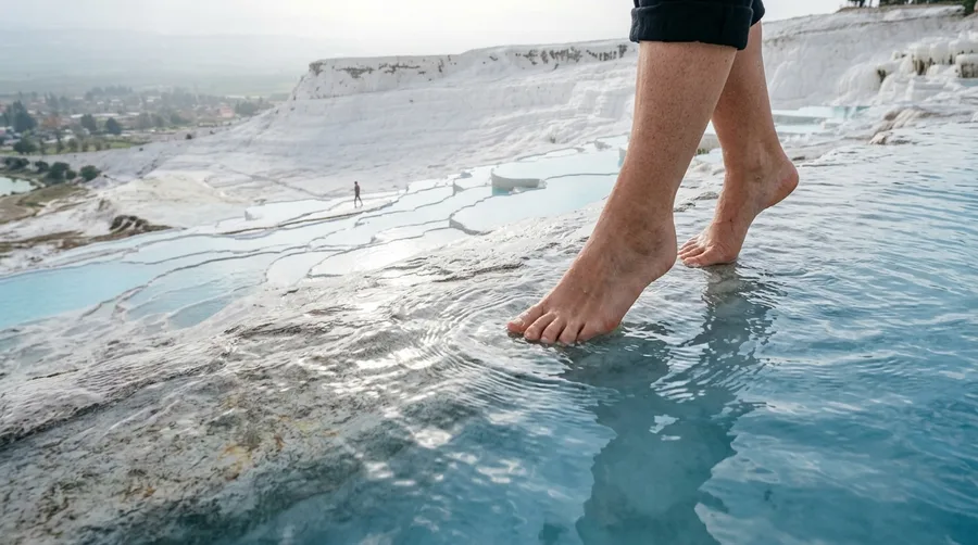 The Scalding Blue Pools of Pamukkale