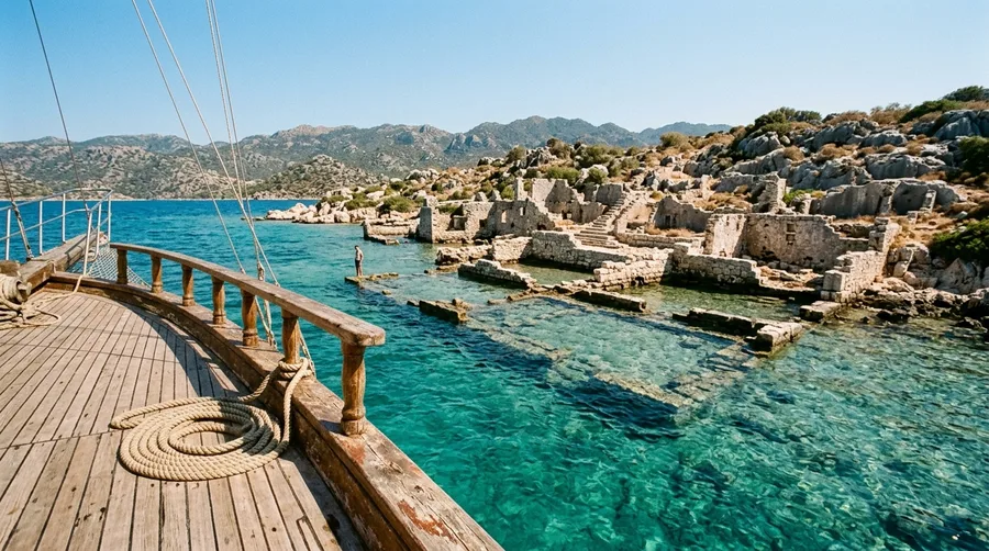 Renting a Private Glass-Bottom Boat at Kekova