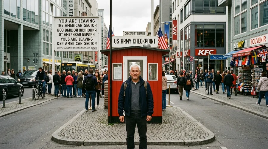 Checkpoint Charlie in Berlin, Germany