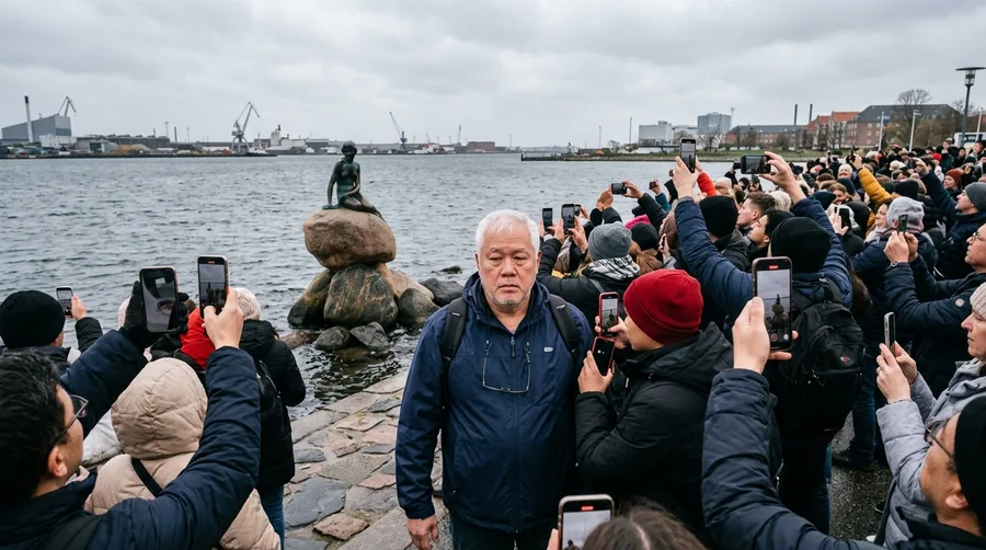 The Little Mermaid Statue, Copenhagen, Denmark