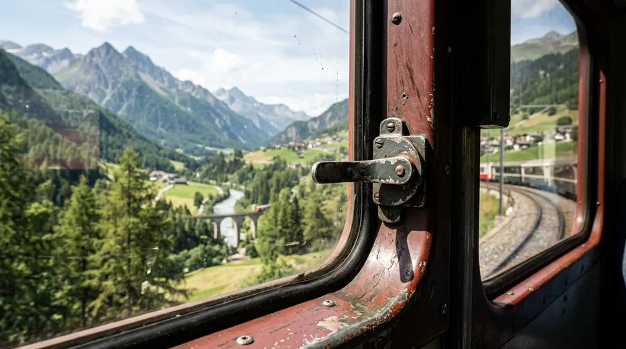 The Glacier Express Panoramic Train Catch