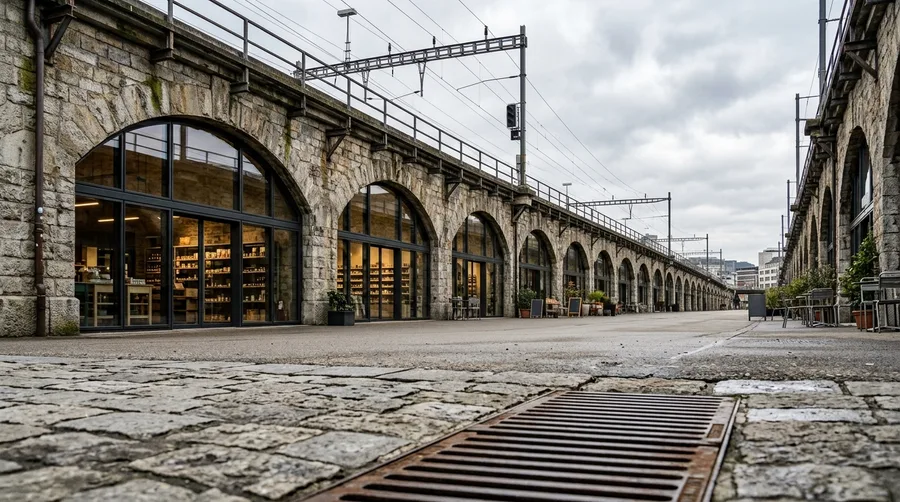 Zurich's Industrial Viaduct Arches