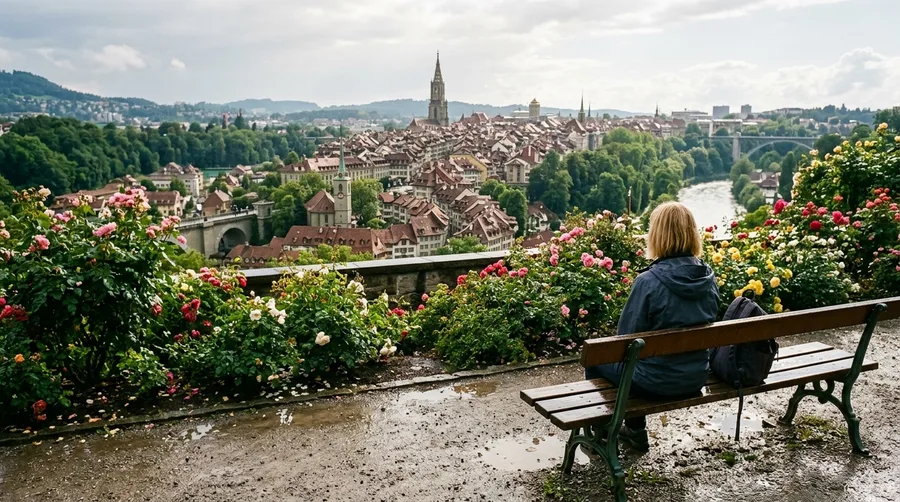 The Berne Rose Garden Public Benches