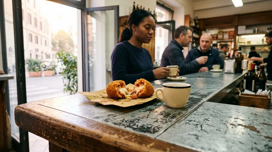 Eat Fried Rice Balls on the Vatican Border