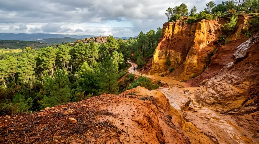 Hike the Vibrant Ochre Quarries in Roussillon