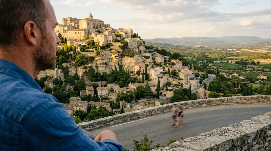 Catch Early Morning Light on the Stone Terraces of Gordes