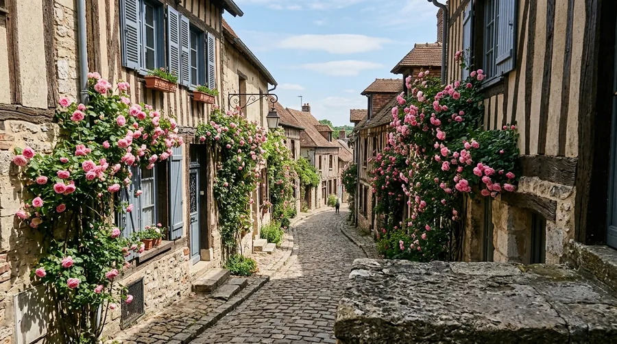 Wander the Rose-Draped Lanes of Gerberoy