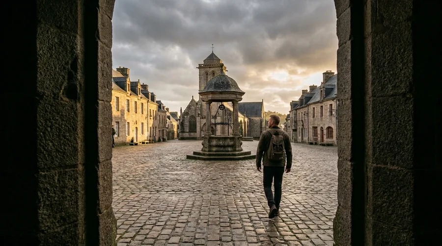 Step Back in Time Among Granite Walls in Locronan