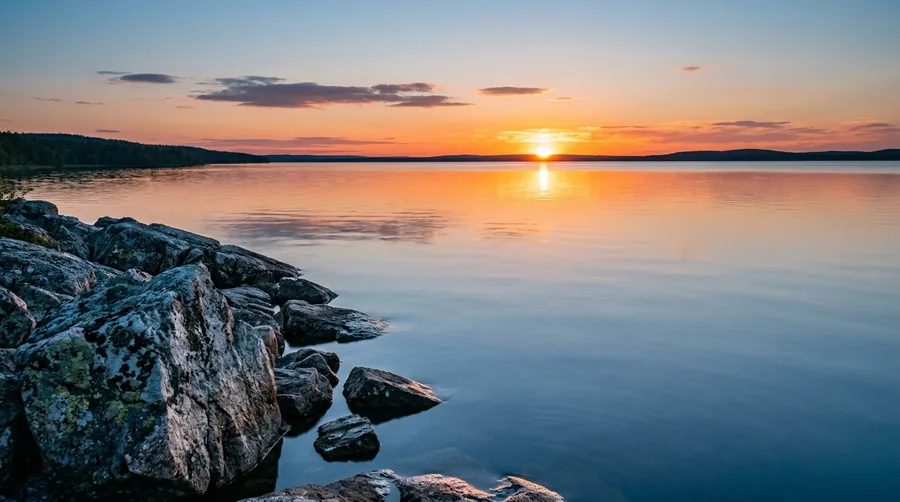 The Midnight Sun Chasing Endless Light